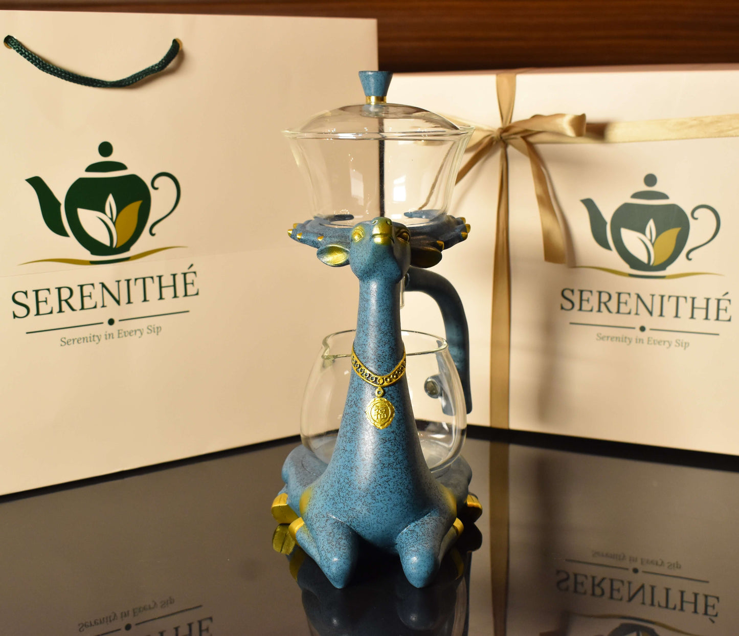 SERENITHÉ Blue Deer Tea Brewer